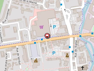 Carte de La Poste à Maromme