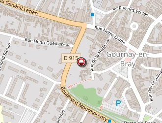 Carte de Société Générale à Gournay-en-bray