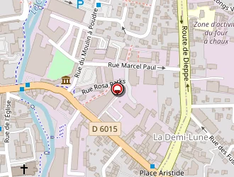 Carte de Pôle Emploi Maromme à Maromme