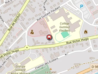 Carte de Salle D'haltérophilie à Duclair