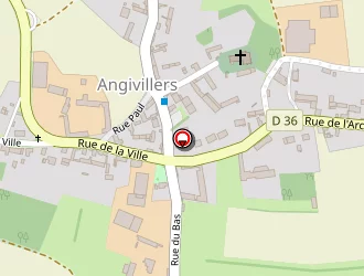 Carte de Ecole Primaire à Angivillers