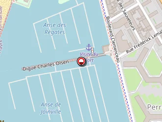 Carte de Les Régates S.r.t.p à Havre (le)