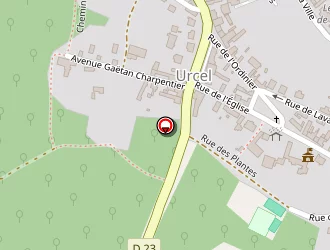 Carte de Salle D'activités à Urcel