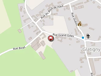 Carte de Blatier (gaec) à Glatigny