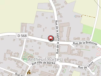 Carte de Hochedez Laurence à Antheuil-portes