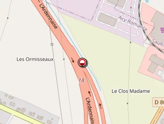 Carte de Acy Dépot à Acy-romance