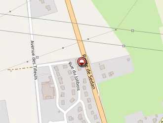 Carte de Stade Des Tilleuls à Stenay