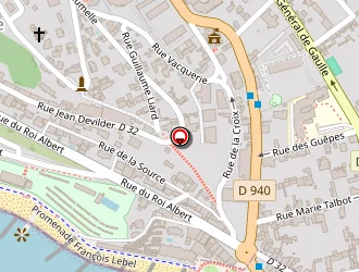 Carte de La Petite Rade à Sainte-adresse