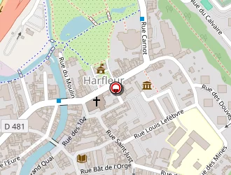 Carte de Auto Ecole Saint Vincent à Harfleur