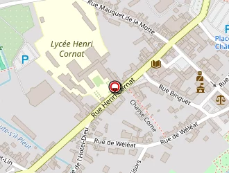 Carte de Lycée Henri Cornat à Valognes