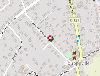 Carte de La Poste à Houppeville