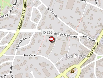 Carte de La Forgette à Pieux (les)