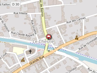 Carte de Vernel Nicolas à Chesne (le)