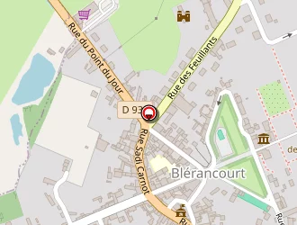 Carte de Vert Tige à Blérancourt