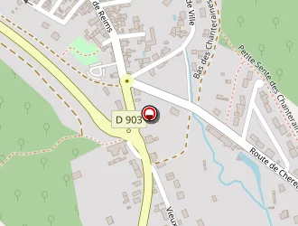 Carte de Ams à Bruyères-et-montbérault