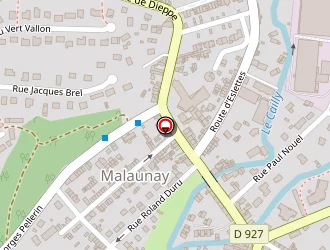 Carte de Topema à Malaunay