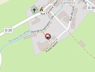 Carte de Nizet Gilbert à Lametz