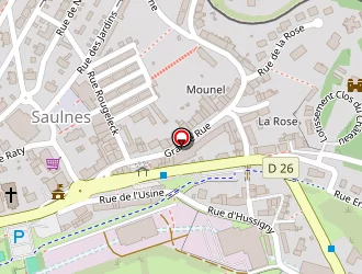 Carte de La Poste à Saulnes