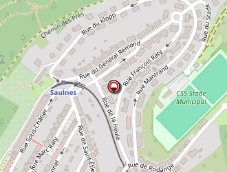 Carte de Régie Communale Electrique à Saulnes