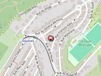 Carte de Mj Pneus à Saulnes