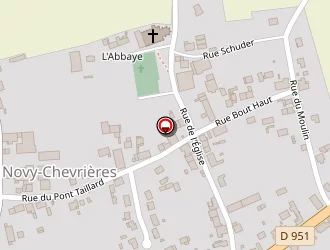 Carte de Ecole à Novy-chevrières