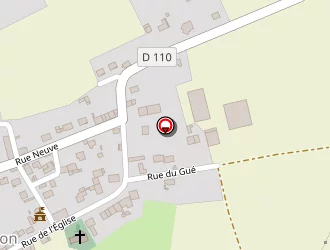 Carte de Salle Des Fetes à Sorbon