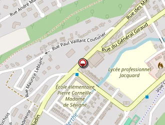 Carte de Lycée Joseph Jacquard à Barentin