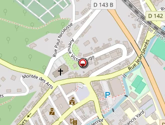 Carte de Cours Des Halles à Barentin