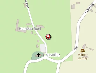 Carte de Hubert (earl) à Crasville