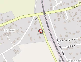 Carte de La Fournée à Couville