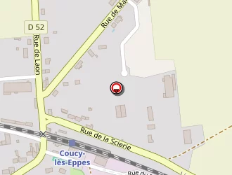 Carte de Salle Polyvalente à Coucy-lès-eppes