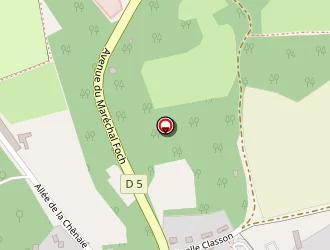 Carte de Camping De La Chênaie à Laon