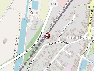 Carte de Ecole à Pont-l'évêque