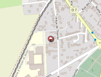 Carte de Slec à Laon