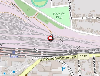 Carte de Dervaux Anne Marie à Laon