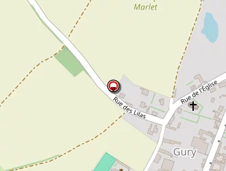 Carte de Vandeputte à Gury