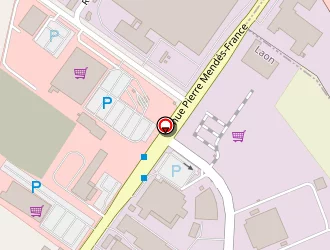 Carte de Noirot à Laon