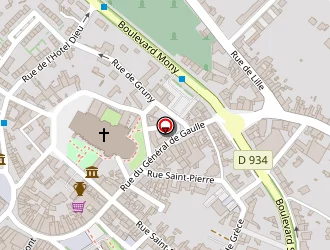 Carte de La Fringale à Noyon