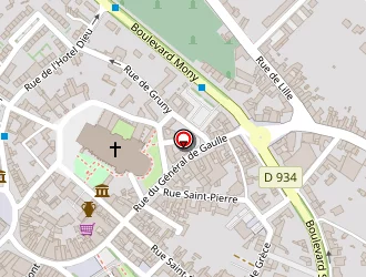 Carte de Pizza King à Noyon