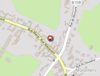 Carte de S.e.c Nollet à Morvillers