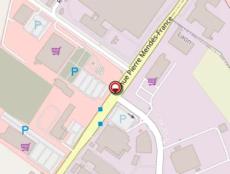 Carte de Le Tramway à Laon