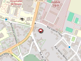 Carte de Delafosse Benoit à Noyon