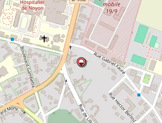 Carte de Pfg - Services Funéraires à Noyon