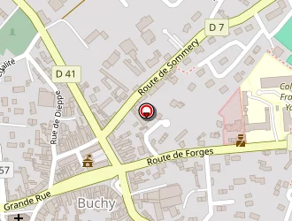 Carte de La Poste à Buchy