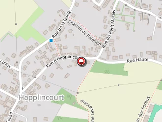 Carte de Bar De La Goele à Noyon