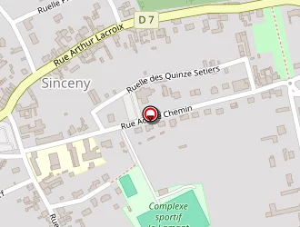 Carte de Cailloux Benoît à Sinceny