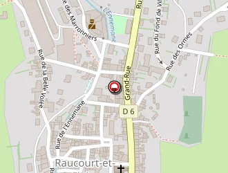 Carte de Rouche Olivier à Raucourt-et-flaba