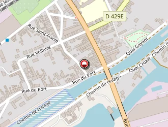 Carte de Dercourt à Chauny