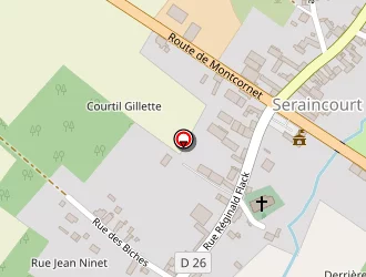 Carte de Allard André à Seraincourt