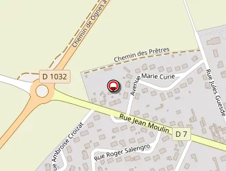 Carte de Leroux Denis à Ognes